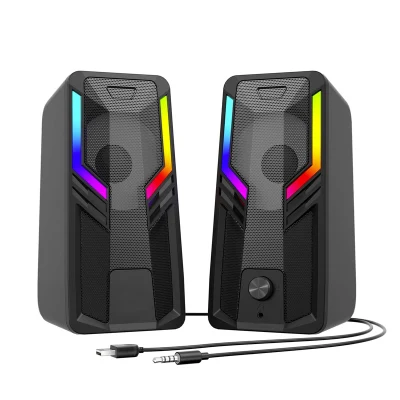 Haut-parleur Bluetooth HiFi de bureau, Mini haut-parleur stéréo Portable 2.0 pour ordinateur, USB, PC